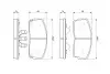 0986493390 Колодки гальмівні передні CHARADE 87-93 BOSCH підбір по vin на Brocar
