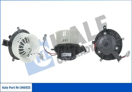 346925 Вентилятор салону Astra J,Zafira Tourer KALE OTO RADYATOR підбір по vin на Brocar