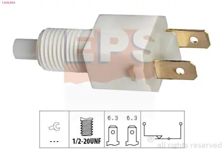1810034 Вимикач STOP-сигналів LAND ROVER DISCOVERY 89- EPS підбір по vin на Brocar