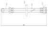 Шланг тормозной передний Felicia,Caddy C800 089A