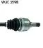 VKJC1598 Піввісь VECTRA B 1.7 TD 95-96 лев. ABS SKF підбір по vin на Brocar