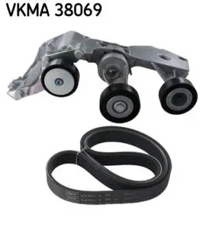 VKMA38069 К-т ГРМ (ремень+нат. планка) W168 01- SKF підбір по vin на Brocar