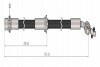 Шланг тормозной пер. лев. Avensis -00 C900 443A