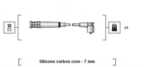 MSK1269 Высоковольтные провода BMW 3 E36 1.6 MAGNETI MARELLI подбор по vin на Brocar