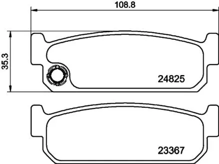 MDB2175 Колодки зад. Nissan Maxima QX -00 MINTEX подбор по vin на Brocar