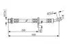 1987476963 Тормозной пер. TOYOTA Camry 96-01 BOSCH підбір по vin на Brocar