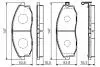 0986495065 Тормозные колодки передн. H-1 97- BOSCH підбір по vin на Brocar