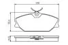 0986495262 Торм.колодки передн.Laguna,Megane,Safrane 99- BOSCH підбір по vin на Brocar