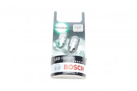 1987301505 Автолампа W5W 12V 5W W2.1x9.5d LED Retrofit BL BOSCH підбір по vin на Brocar