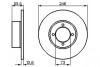Диск тормозной (передний) Opel Kadett/Astra F 75-99 (246x12.5) 0986478082