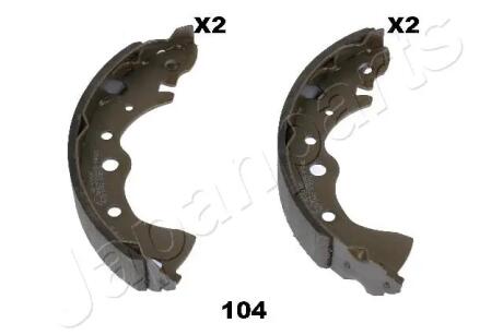 GF104AF Щеки тормозные Almera 1,6 06- JAPANPARTS підбір по vin на Brocar