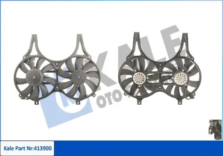 413900 Вентилятор радіатора W210 95- KALE OTO RADYATOR підбір по vin на Brocar