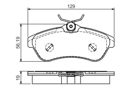 0986495064 Колодки перед. CITROEN C2/3 BOSCH підбір по vin на Brocar
