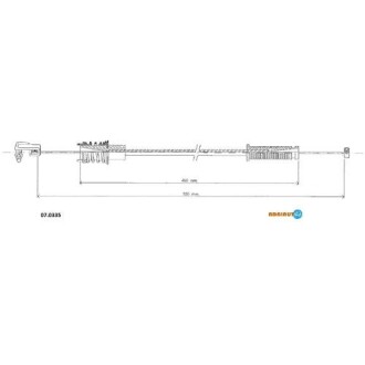 070335 Трос газу VISA 0.9,1.1 84- ADRIAUTO підбір по vin на Brocar