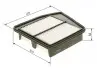 F026400328 Фільтр повітряний Honda Accord VIII 2.0i 08- BOSCH підбір по vin на Brocar