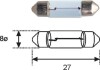 Автолампа 3W, 12V, SV7-8 C3W 12V