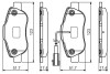 0986495097 Колодки пер Citroen Nemo BOSCH підбір по vin на Brocar