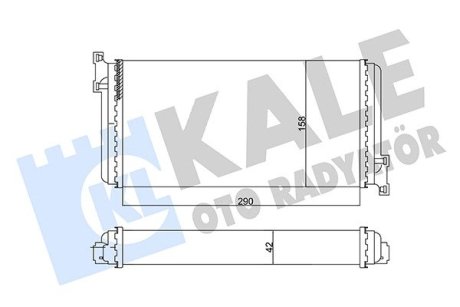 346790 Радиатор отопления W201 KALE OTO RADYATOR подбор по vin на Brocar