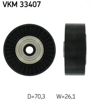 VKM33407 Ролик C-Crosser 2.2HDi SKF підбір по vin на Brocar
