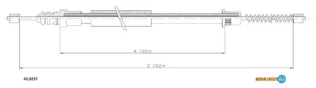 410237 Трос гальма R20,R25 ADRIAUTO підбір по vin на Brocar