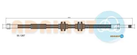 551267 Шланг VW T5 пер. ADRIAUTO підбір по vin на Brocar