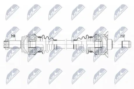 NPWBM160 ПОЛУОСЬ NTY подбор по vin на Brocar