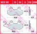 MCB582RSI Комплект гальмівних колодок, дискове гальмо MCB582RSI TRW TRW підбір по vin на Brocar
