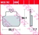 MCB782 Комплект тормозных колодок, дисковый тормоз MCB782 TRW TRW підбір по vin на Brocar