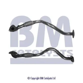 BM50128 Труба вихлопного газу BM CATALYSTS підбір по vin на Brocar