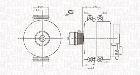 063731774010 Генератор MAGNETI MARELLI підбір по vin на Brocar