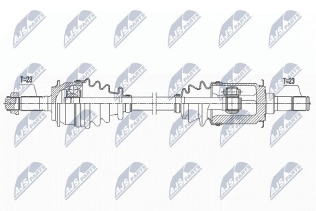 NPWHD077 Півосі NTY підбір по vin на Brocar