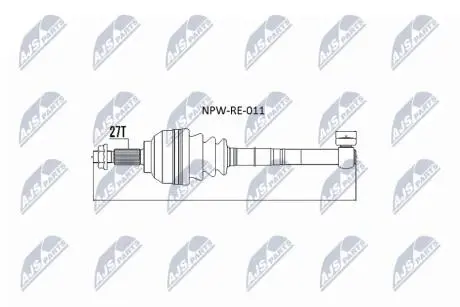 NPWRE011 PÓŁOŚ NTY подбор по vin на Brocar