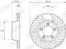 562587JC1 TARCZA HAM./PRZ/ PORSCHE 911 3,8 05- @33 0X28 JURID підбір по vin на Brocar