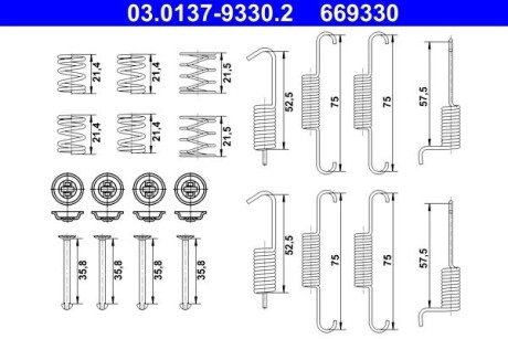 03013793302 ZEST.MONT.SZCZĘK HYUNDAI TUCSON 2.0 CRDI 09- ATE підбір по vin на Brocar