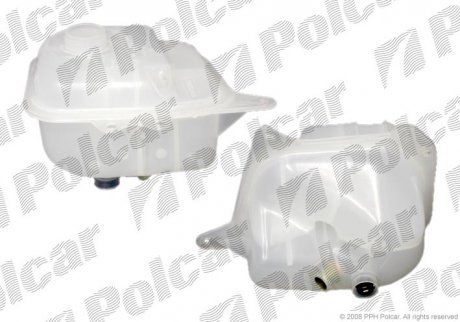1307ZB2 Расширительный бачок AUDI 80 80-91 POLCAR подбор по vin на Brocar