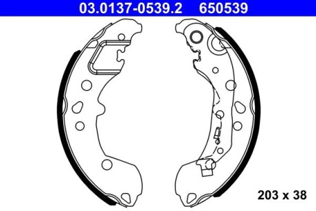 03013705392 SZCZĘKI HAM. SEAT IBIZA V 1.0 18- ATE підбір по vin на Brocar