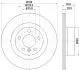 8DD355129811 Диск тормозной зад. BMW X3 (F25), X4 (F26) 2.0D-3.0 10- HELLA підбір по vin на Brocar