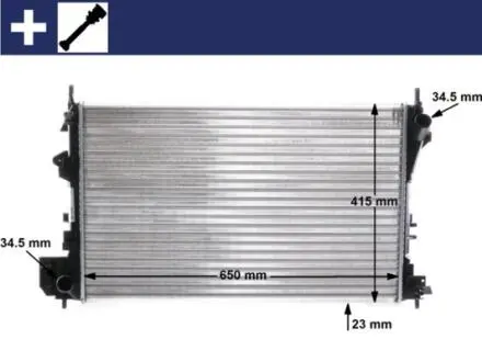 CR40000S Chłodnica SIGNUM MAHLE / KNECHT подбор по vin на Brocar