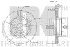 201564 Диск гальмівний задній BMW X3 (E83) 2.0-3.0D 09.03-12.11 NK підбір по vin на Brocar