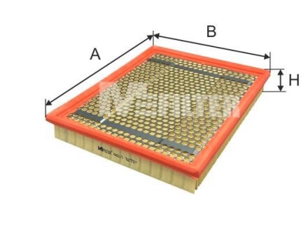 K4211 Фильтр воздушный OPEL ASTRA G 1.7 CDTI, 2.0 DI 98-09 (вир-во M-FILTER) M-FILTER подбор по vin на Brocar