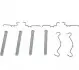 GROUP TOYOTA К-т установочный задних торм.колодок Corolla -7 Yaris-5 4863750110