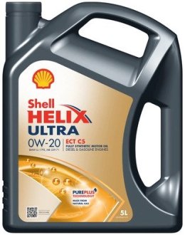 550056348 OLEJ SHELL 0W20 5L HELIX ULTRA ECT / C5 / SN / 229.71 / LL-17 FE SHELL підбір по vin на Brocar