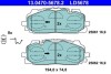 Колодки тормозные (передние) Audi A4/A5/Q5/Q7 15-/ A5 Sportback 07-17/ A6/A7/A8/Q3/Q8/VW Touareg 17- 13.0470-5678.2