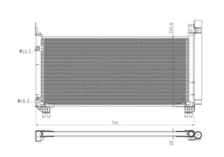 350466 Радіатор 350466 NRF NRF підбір по vin на Brocar