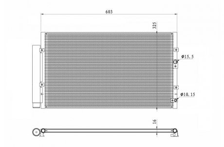 350487 SKRAPLACZ KLIMATYZACJI TOYOTA GT86 12- NRF подбор по vin на Brocar