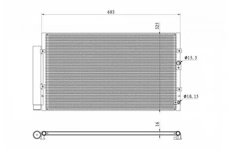 350487 SKRAPLACZ KLIMATYZACJI TOYOTA GT86 12- NRF підбір по vin на Brocar