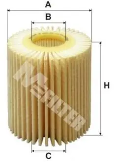 TE4005 Фильтр масла Lexus/Toyota 2.0-2.2i/D 05- M-FILTER подбор по vin на Brocar