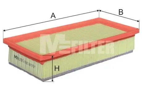 K792 Фільтр повітряний M-FILTER підбір по vin на Brocar