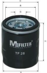 TF28 Фільтр оливний M-FILTER підбір по vin на Brocar