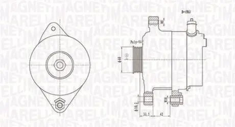 063731595010 Генератор MAGNETI MARELLI підбір по vin на Brocar